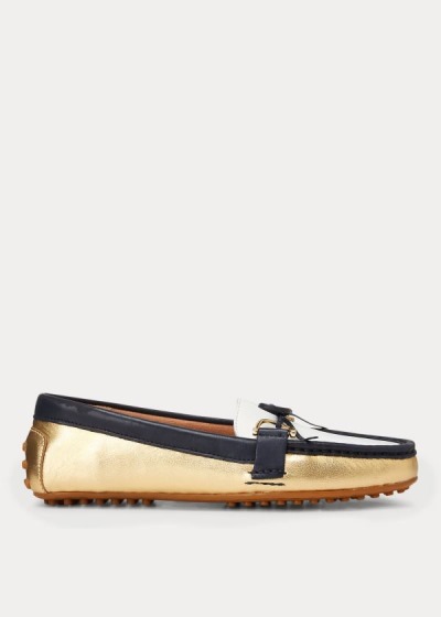 Women's Ralph Lauren Briley II Leather Loafers | 458263IAT